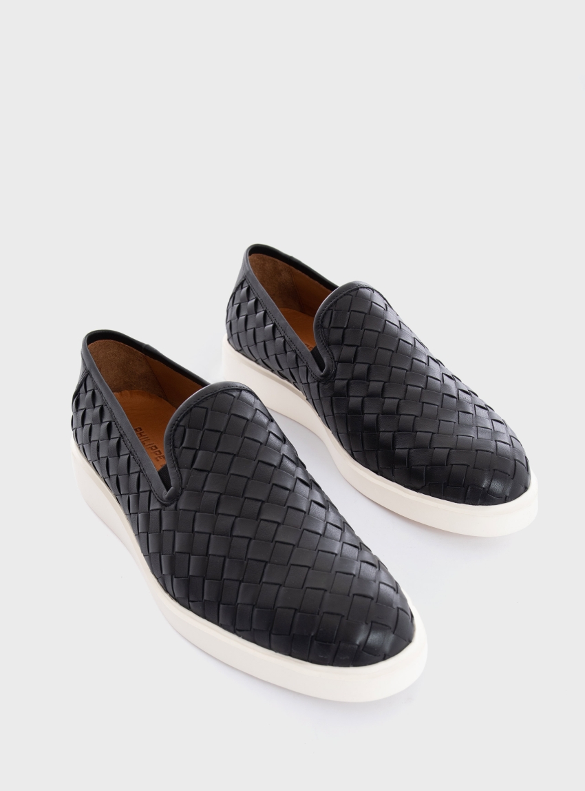 Phillippe Lang Penny Loafers - Black