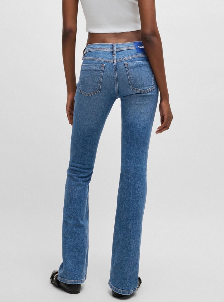 HUGO Flared Stretch Jeans Getti_B - Dark Aged Denim