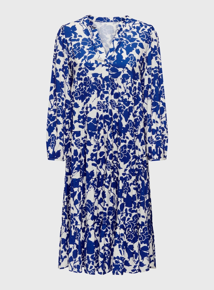 Only Milana 7/8 Dress - Blue