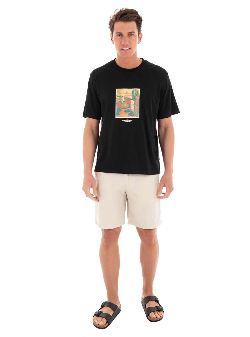 Selected Regular-Miles Sun Shorts - Ecru