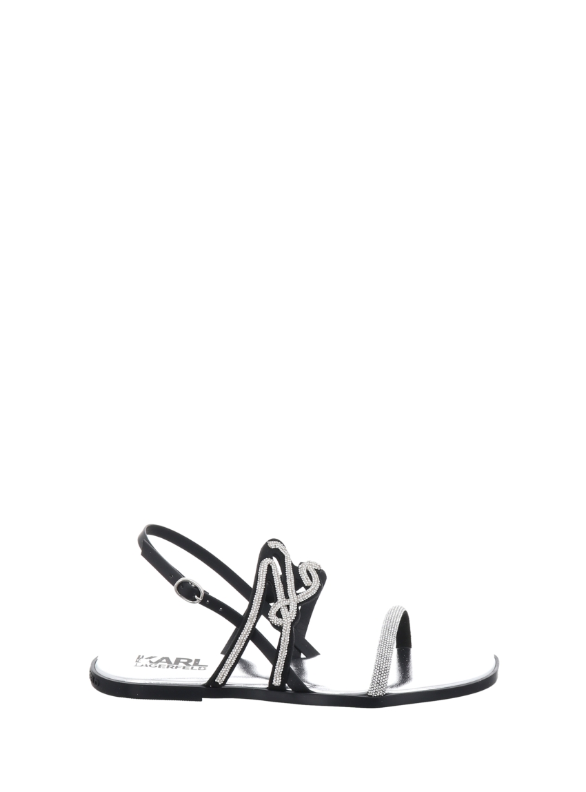 Karl Lagerfeld Olympia Sandals - Silver