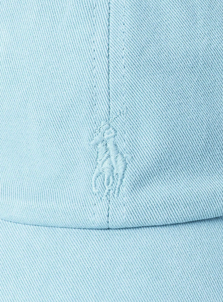 Polo Ralph Lauren Mineral-Dyed Twill Ball Cap - Light Blue