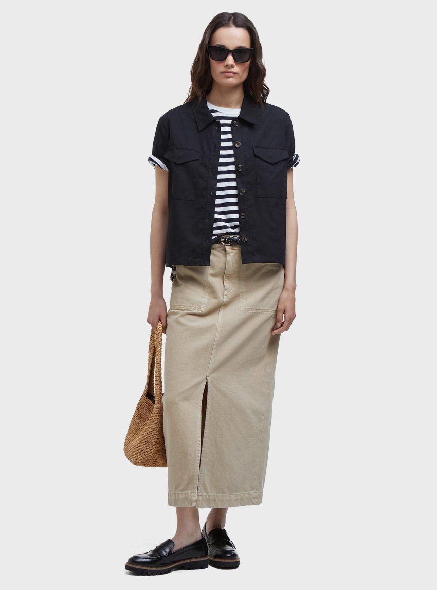 Barbour Adria Striped T-Shirt - Navy