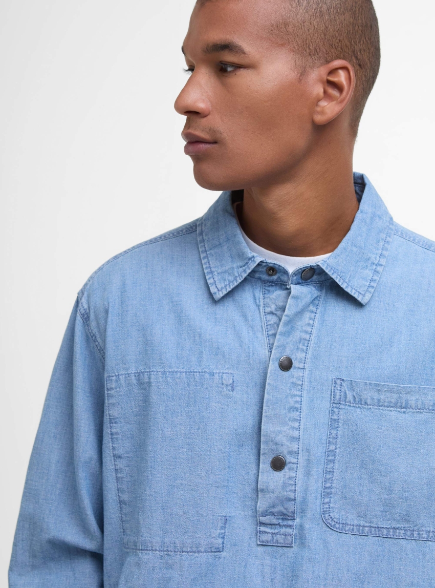 Barbour Markham Denim Smock Shirt - Denim