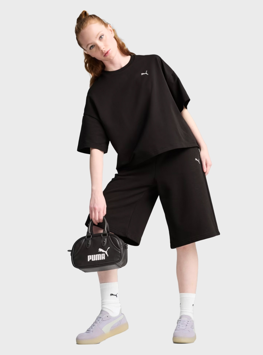 PUMA WARDROBE ESS Relaxed Jorts 14' TR - Black