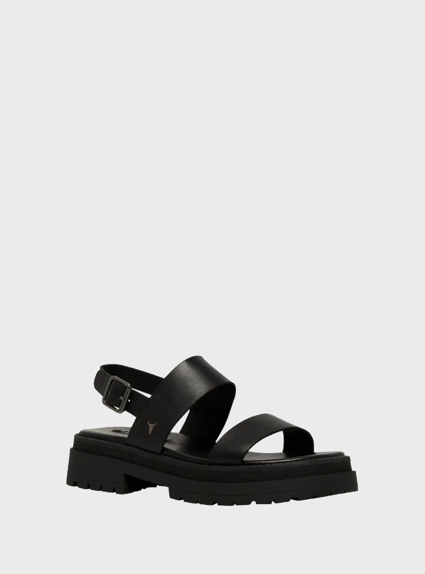 WindsorSmith Loyalty Sandals - Black