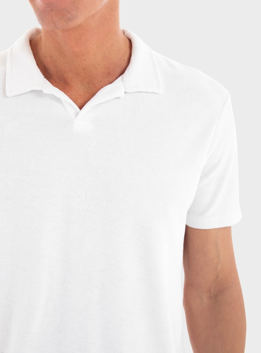 Dirty Laundry Terry Towel T-Shirt - White