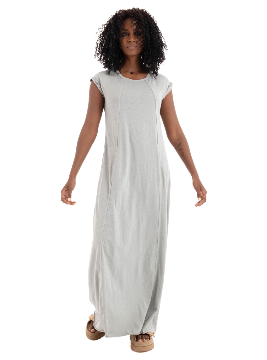 Dirty Laundry Slub Raglan Dress - Beige