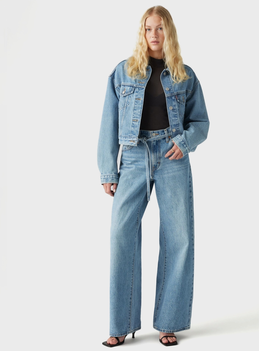 Levi's XL Straight Jeans - Light Aged Denim