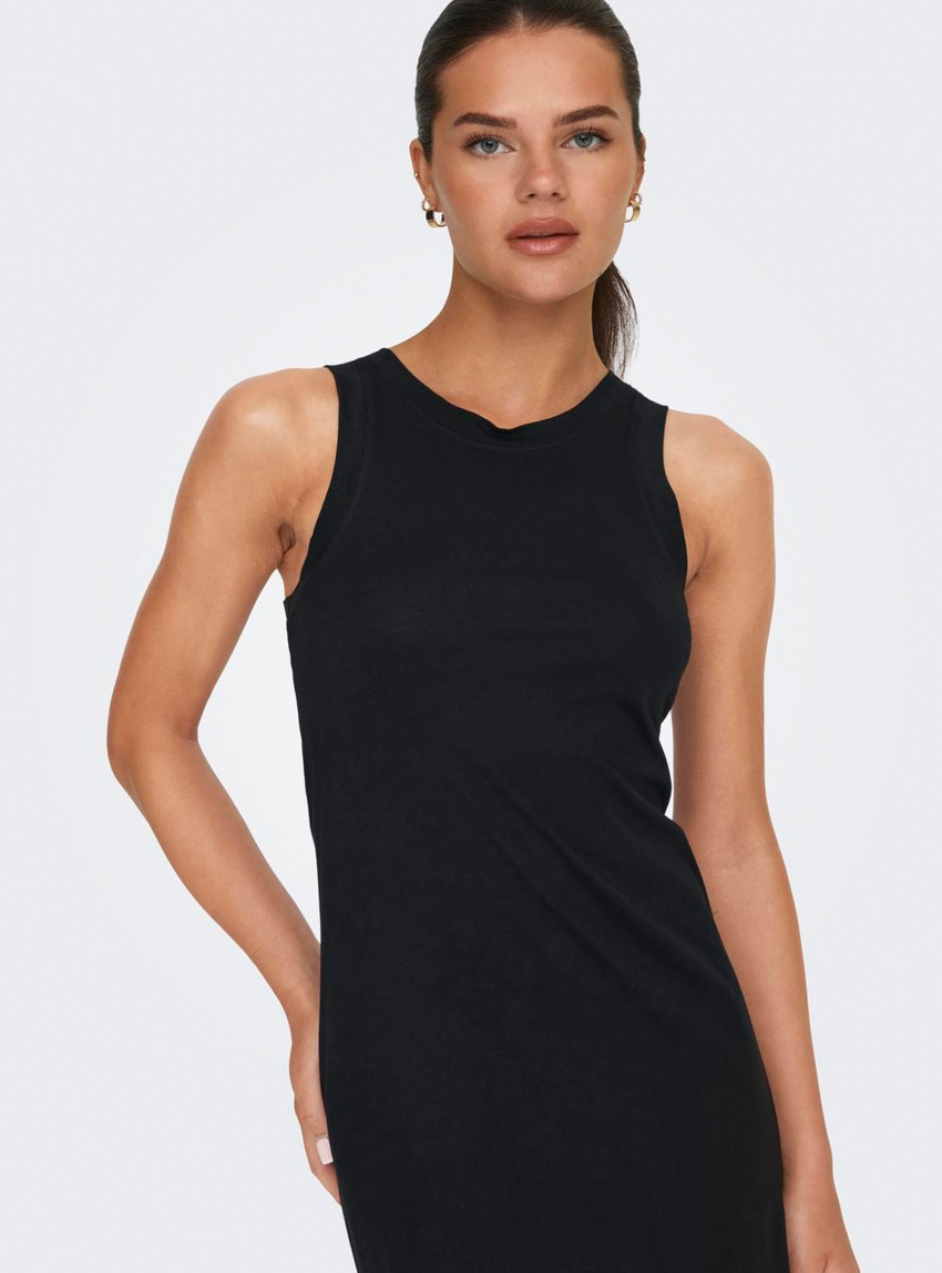 Only May Long Dress - Black