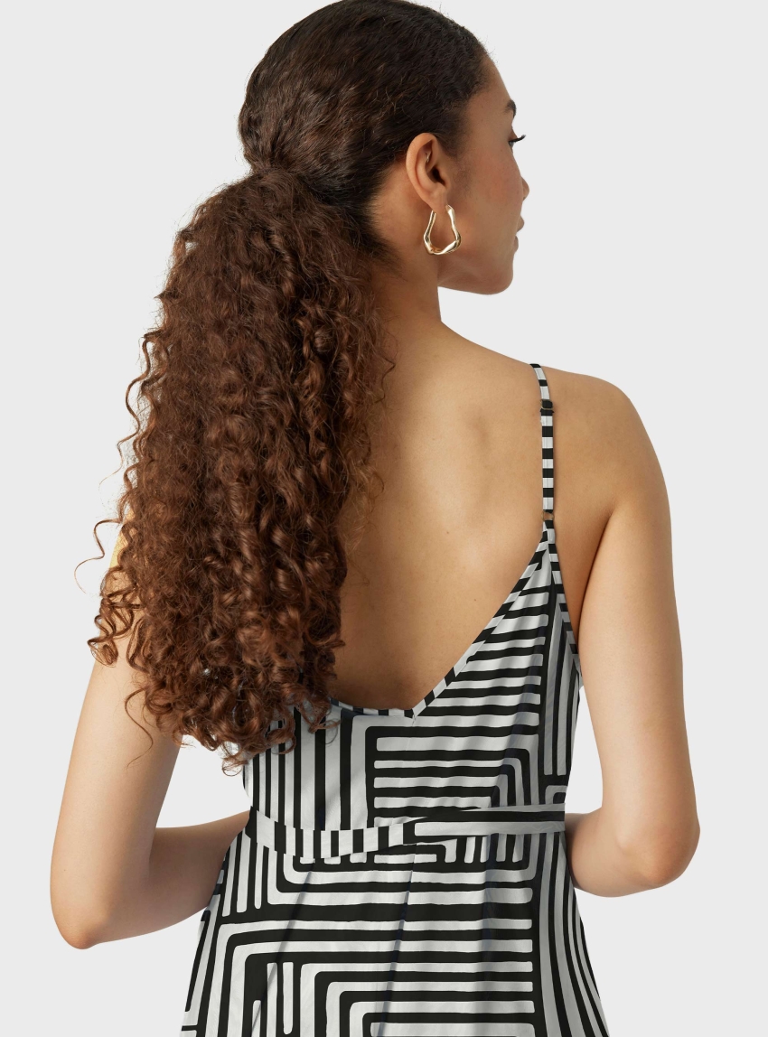 Vero Moda Easy Joy 7/8 Strap Dress - Black