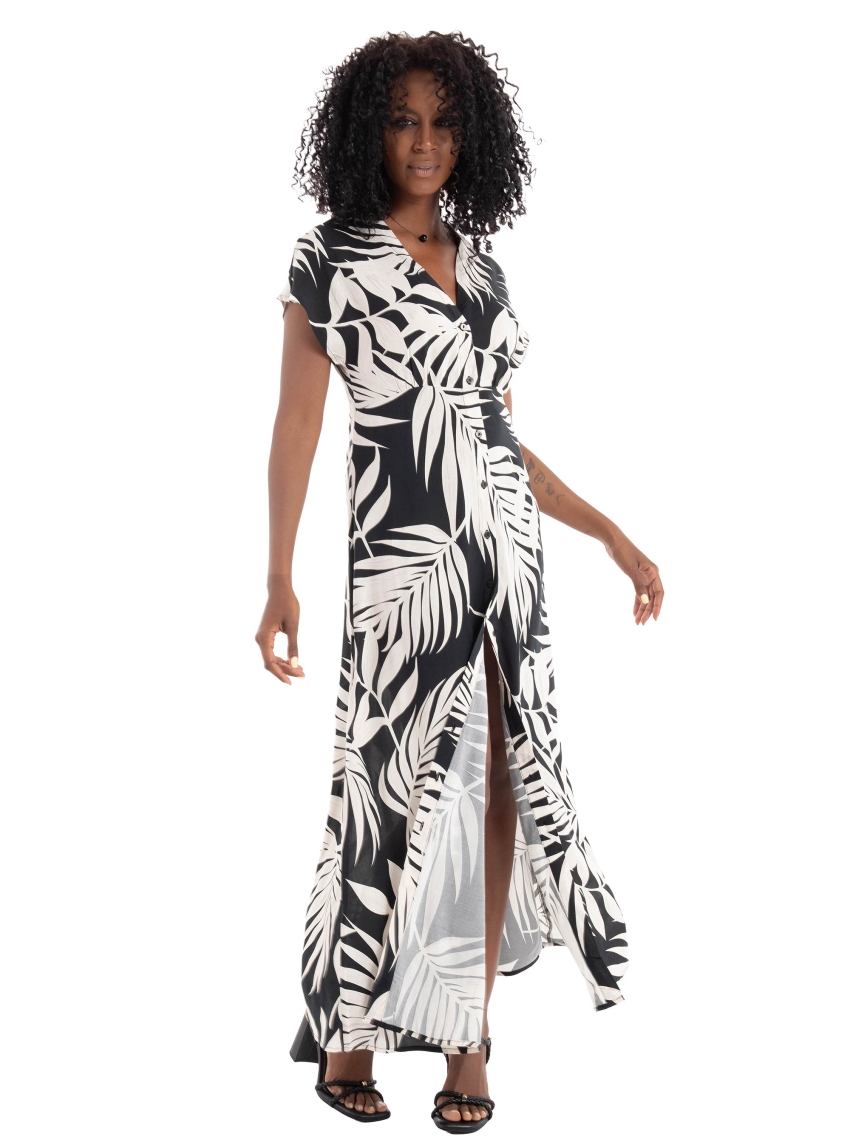 Only Nova Viscose Mollie Long Dress - Black
