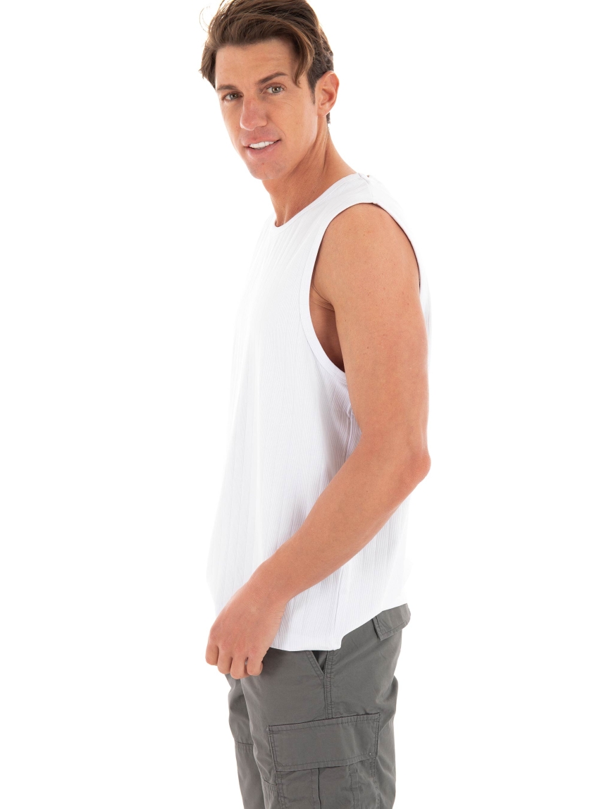Jack & Jones Premium Chuck Tank Top - White