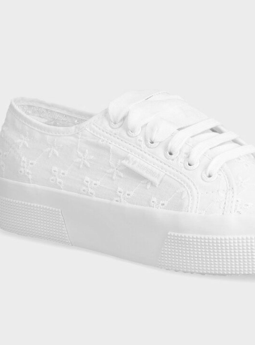 Superga Flower Sangallo Sneakers - White