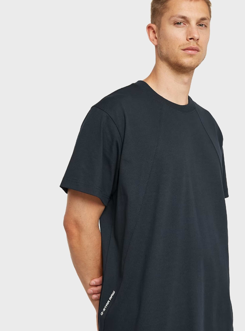 G-Star Seam Detail Loose T-Shirt - Blue