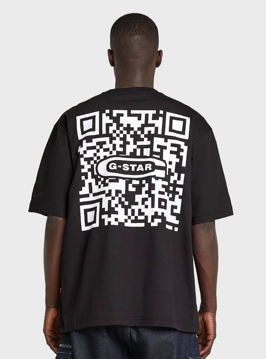 G-Star Qr Mini Maxi Boxy T-Shirt - Black