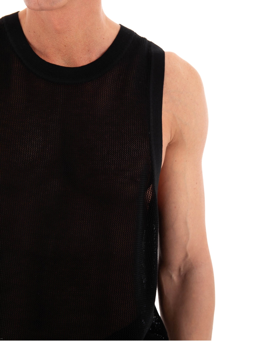 Drykorn Ezrael Knitted Tank Top - Black