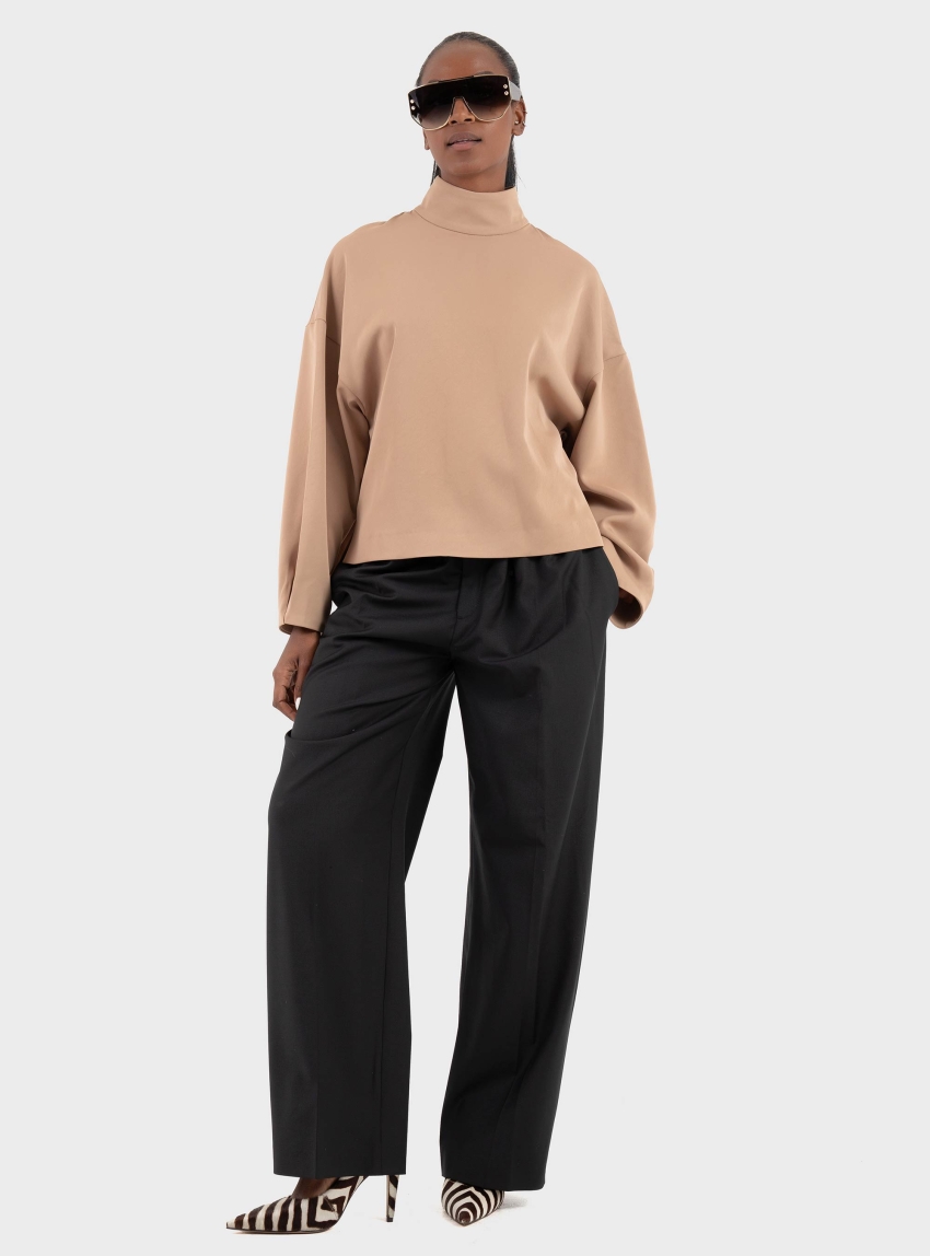 Drykorn Rustle Pleated Trousers - Black