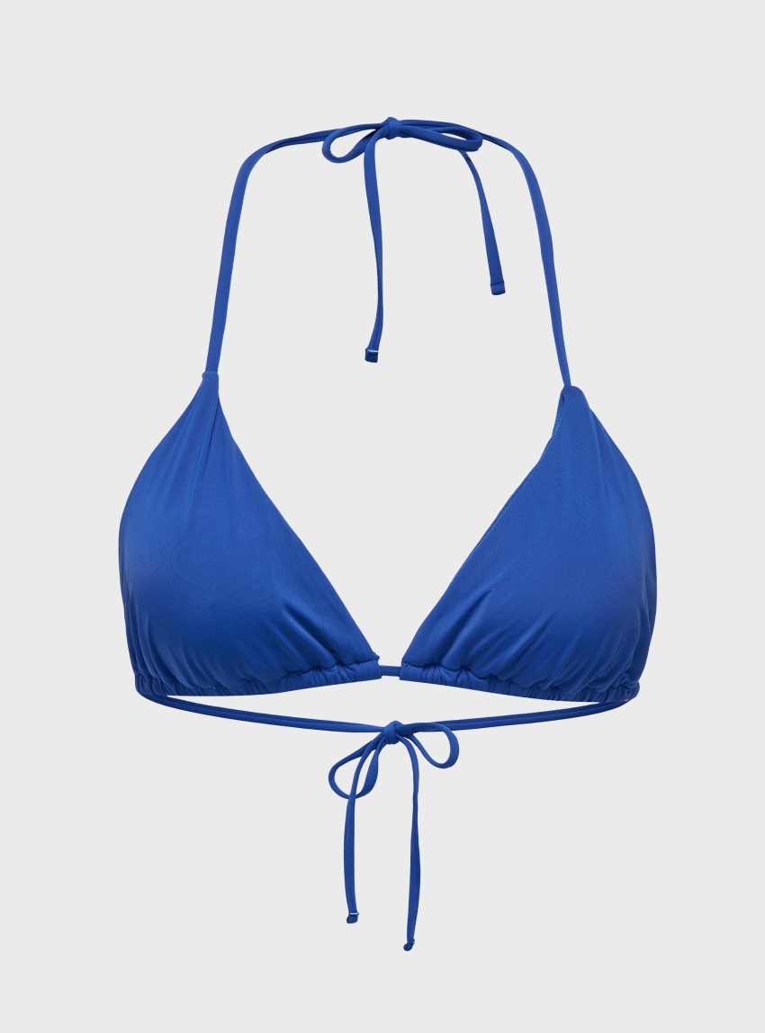 Only Marseille Triangle Bikini Top - Cobalt Blue