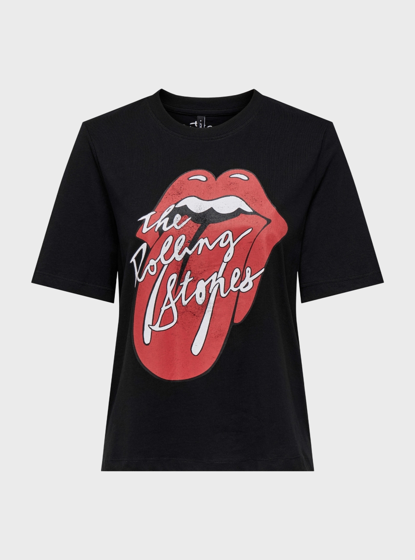 Only Rolling Stones T-Shirt - Black