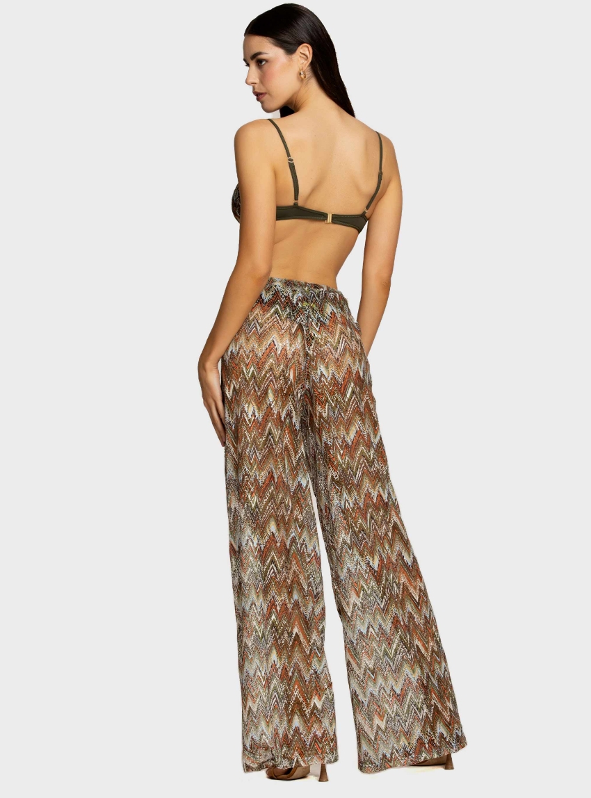 4giveness Geometrical Beach Pants - Multi Colors