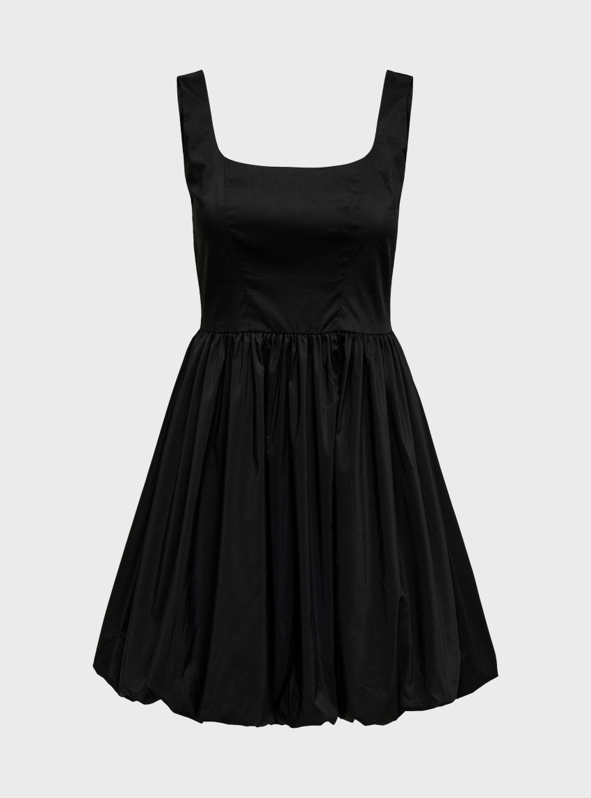 Jdy Mio Bubblehem Dress - Black
