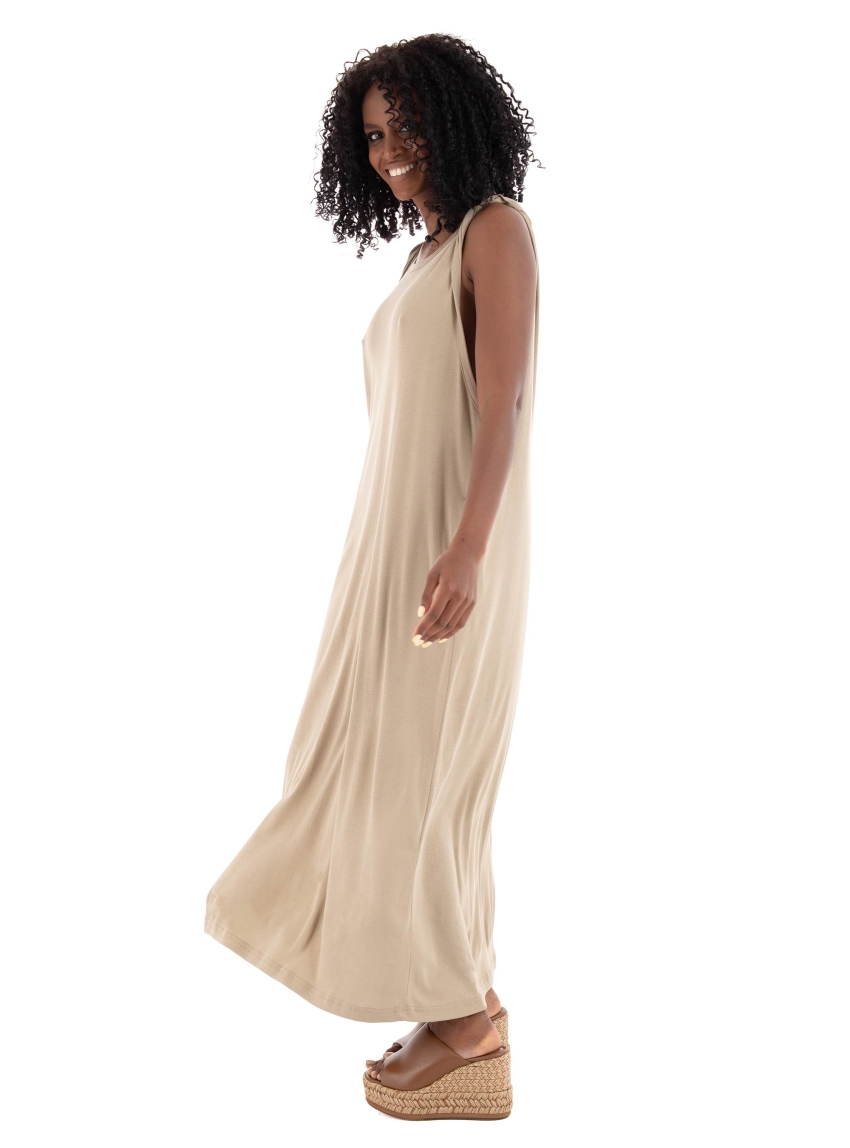 Four Minds Dress - Taupe