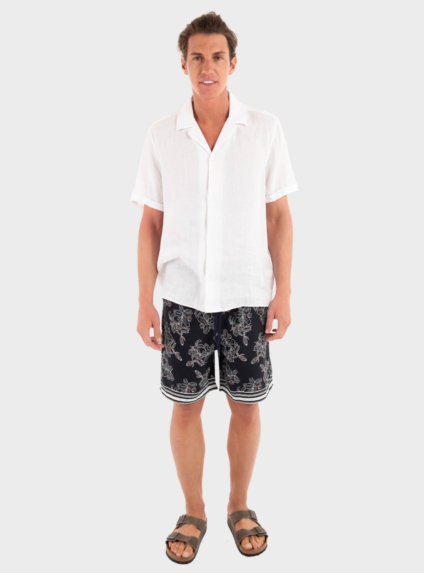 Drykorn Bijan 2 Casual Linen Blend Shirt - White