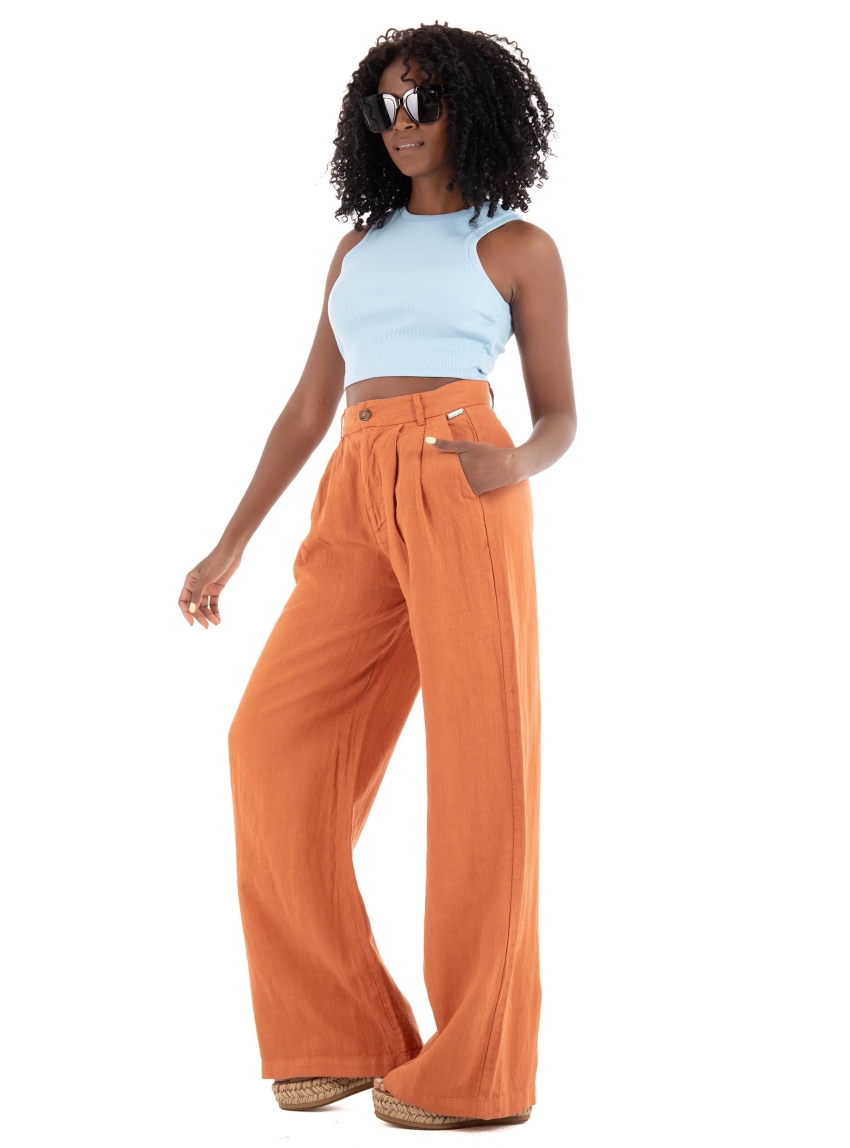 Only Vilma Cropped Tank Top - Light Blue