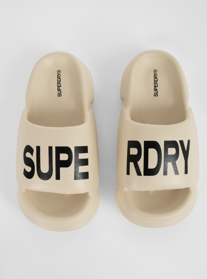 Superdry Slides - Nude