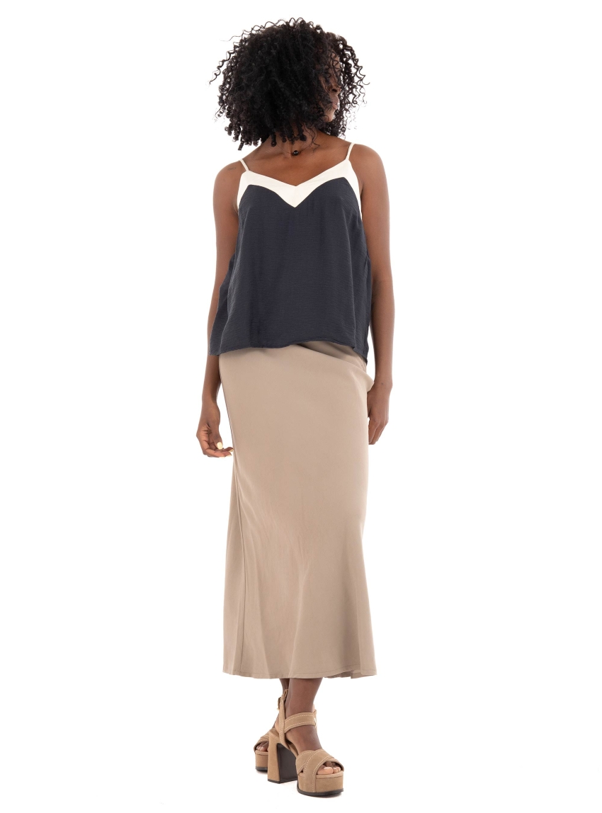 Vero Moda Denise Singlet Top - Black