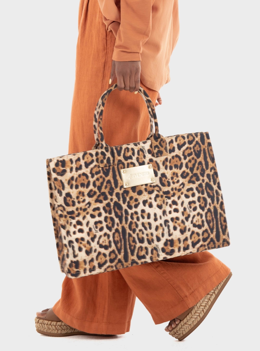 4giveness Saint Tropez Tote Bag - Animal Print