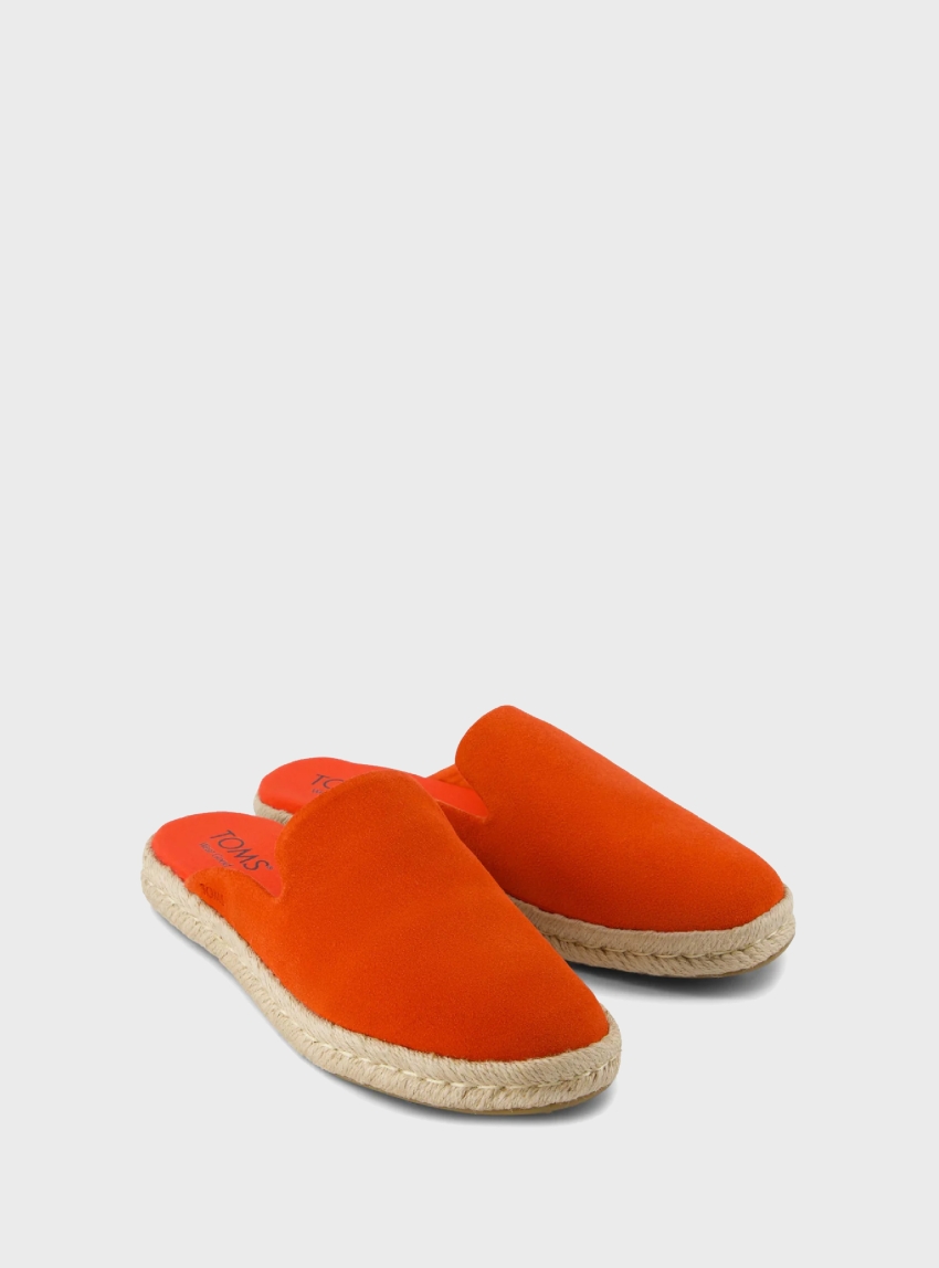 Toms Santiago Mule Espadrilles - Red
