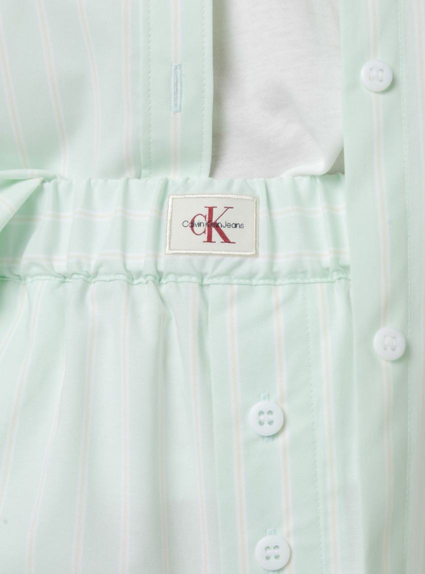 Calvin Klein Summer Poplin Boxer Shorts - Light Aquamarine