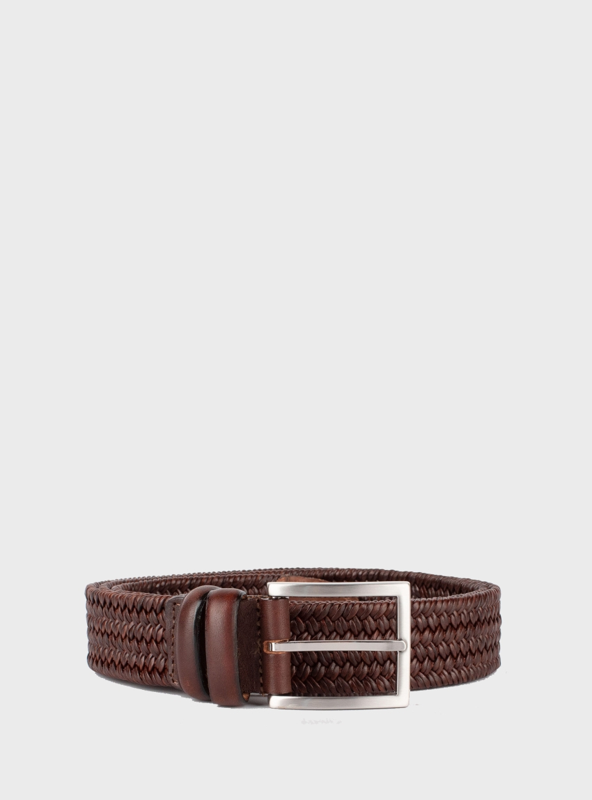 Campus Leather Belt - Brown