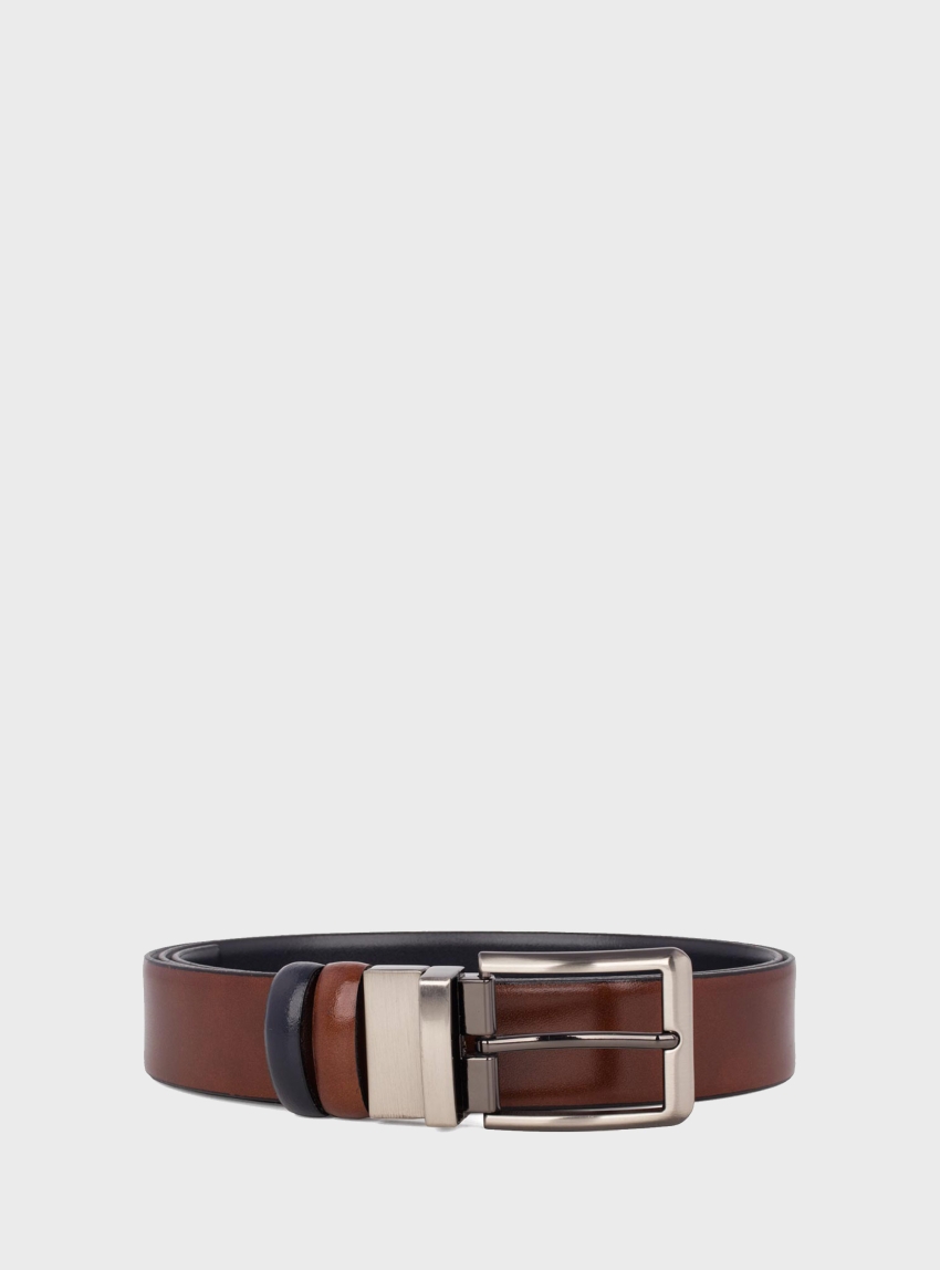 Campus Reversible Belt - Brown
