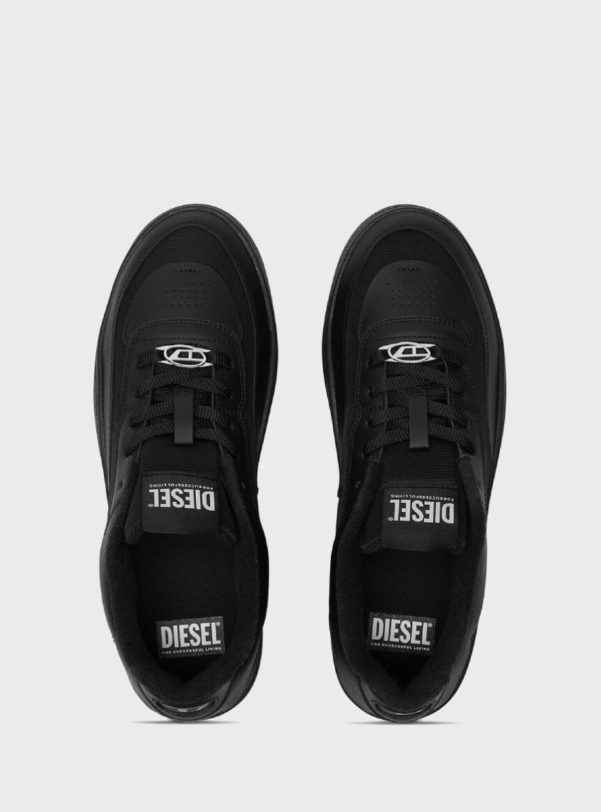 Diesel S-Oval Skate Low Sneakers - Black
