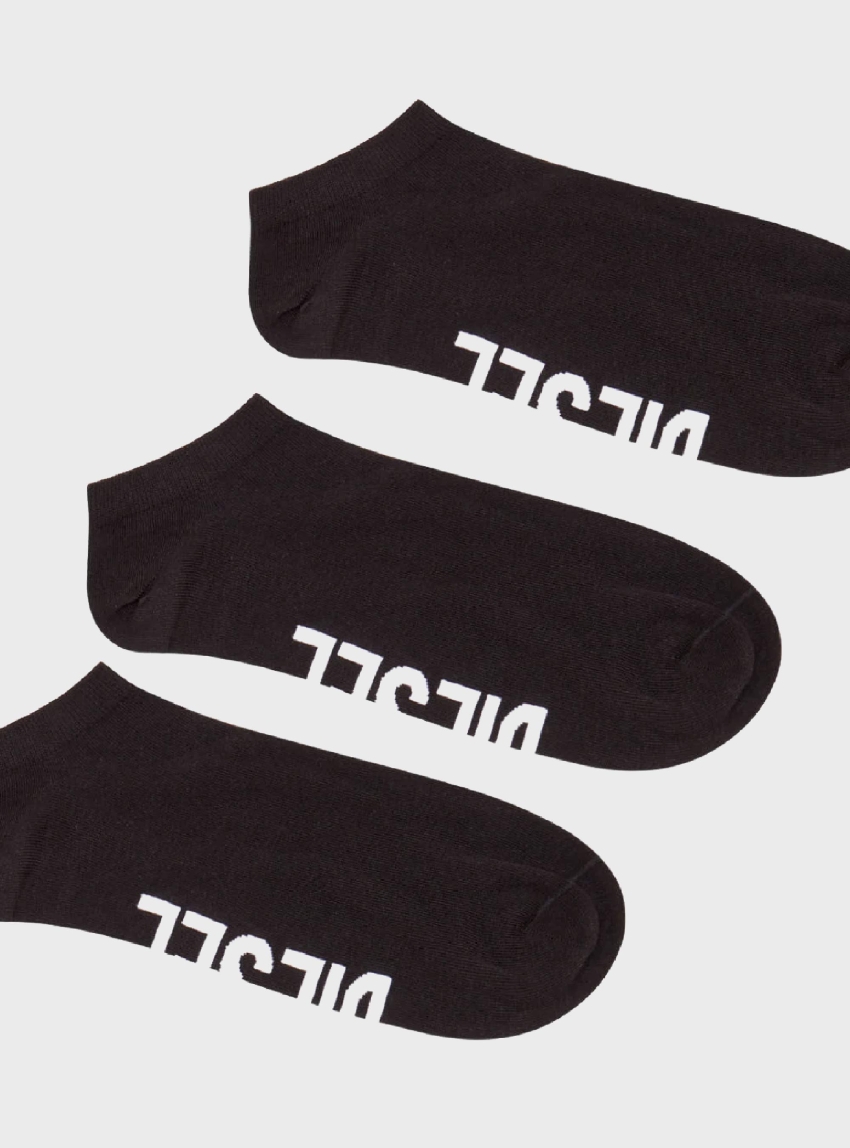 Diesel SKM-GOST-THREEPACK SOCKS - Black