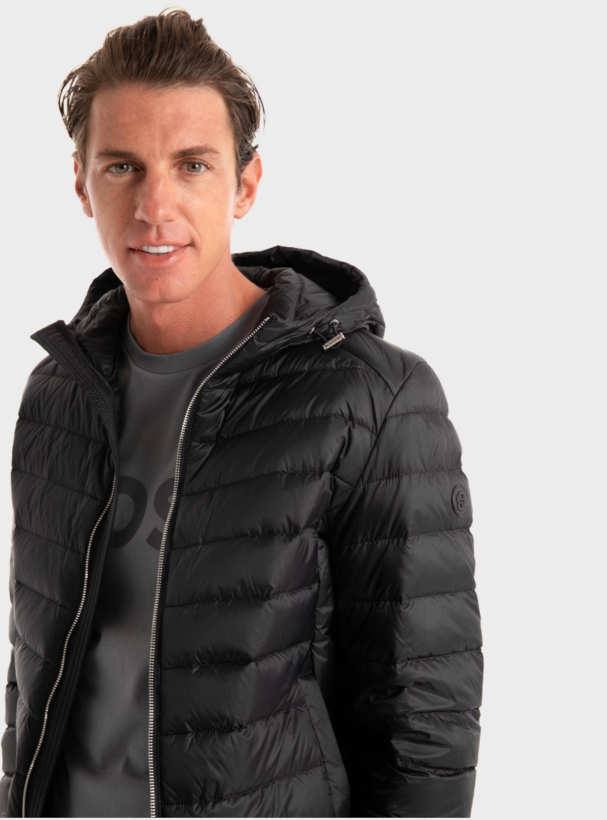 BOSS Water-Repellent Padded Jacket H-Dimeo - Black