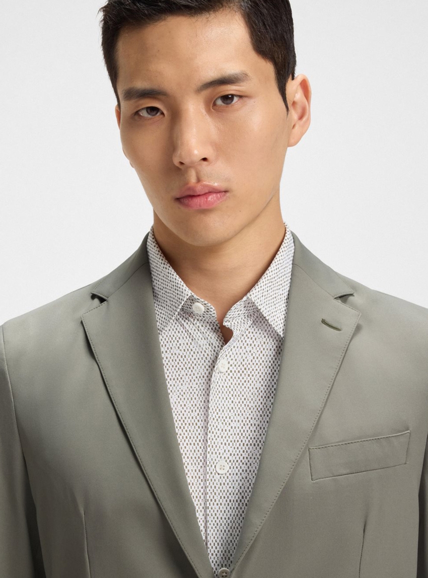 BOSS Slim-Fit Blazer In Performance-Stretch Jersey  P-Hanry-J-WG-252 - Light Green