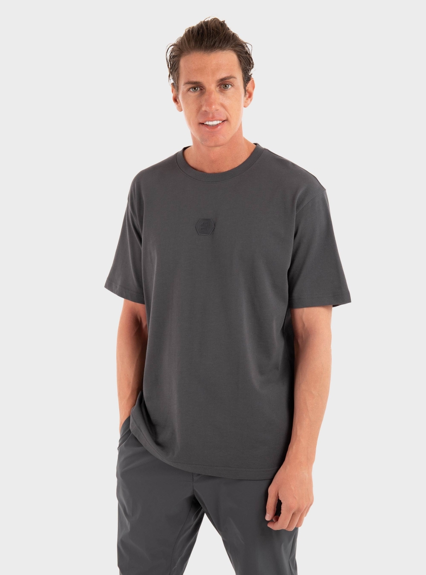 BOSS Oversized Fit T-Shirt Tee Future - Dark Grey