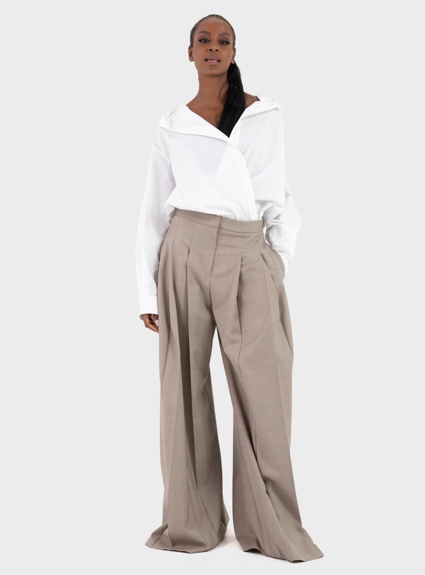 BOSS Regular Fit Trousers Tetosa1 - Light Beige