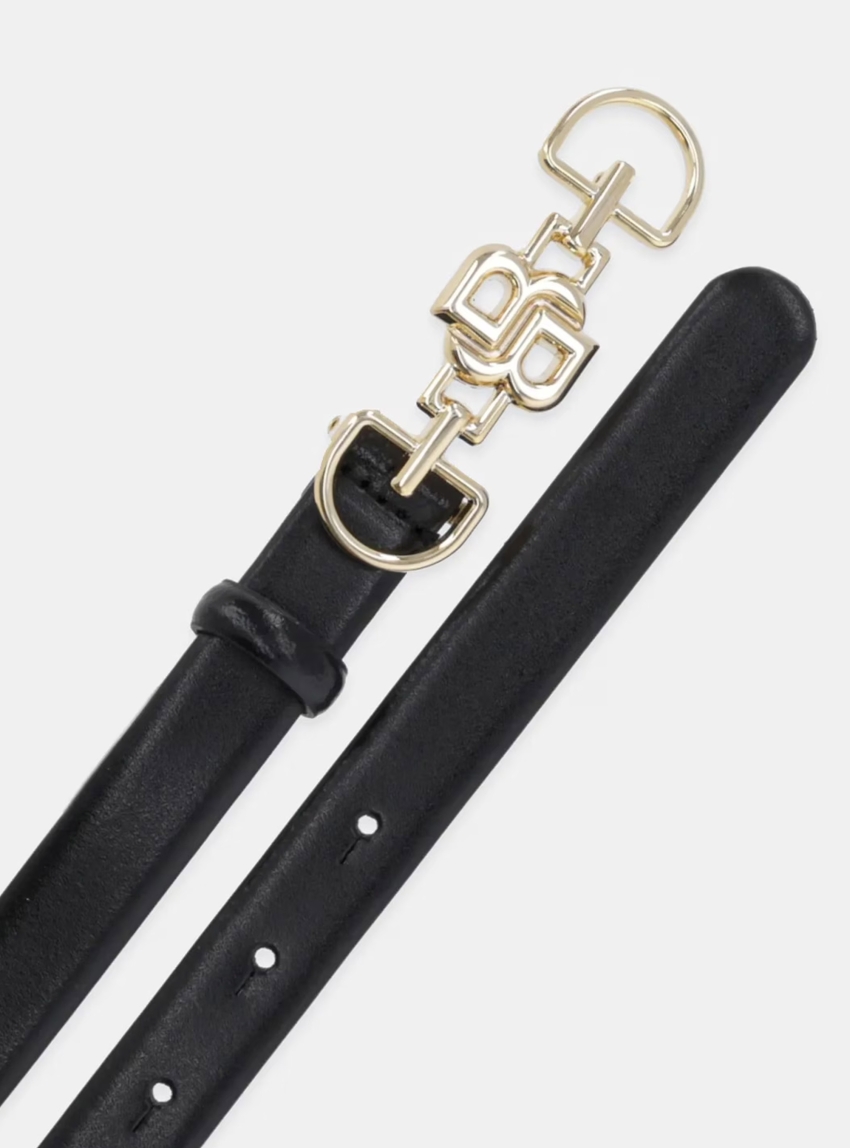 BOSS Leather Belt B_Icon_Ch-G_Sz20 - Black