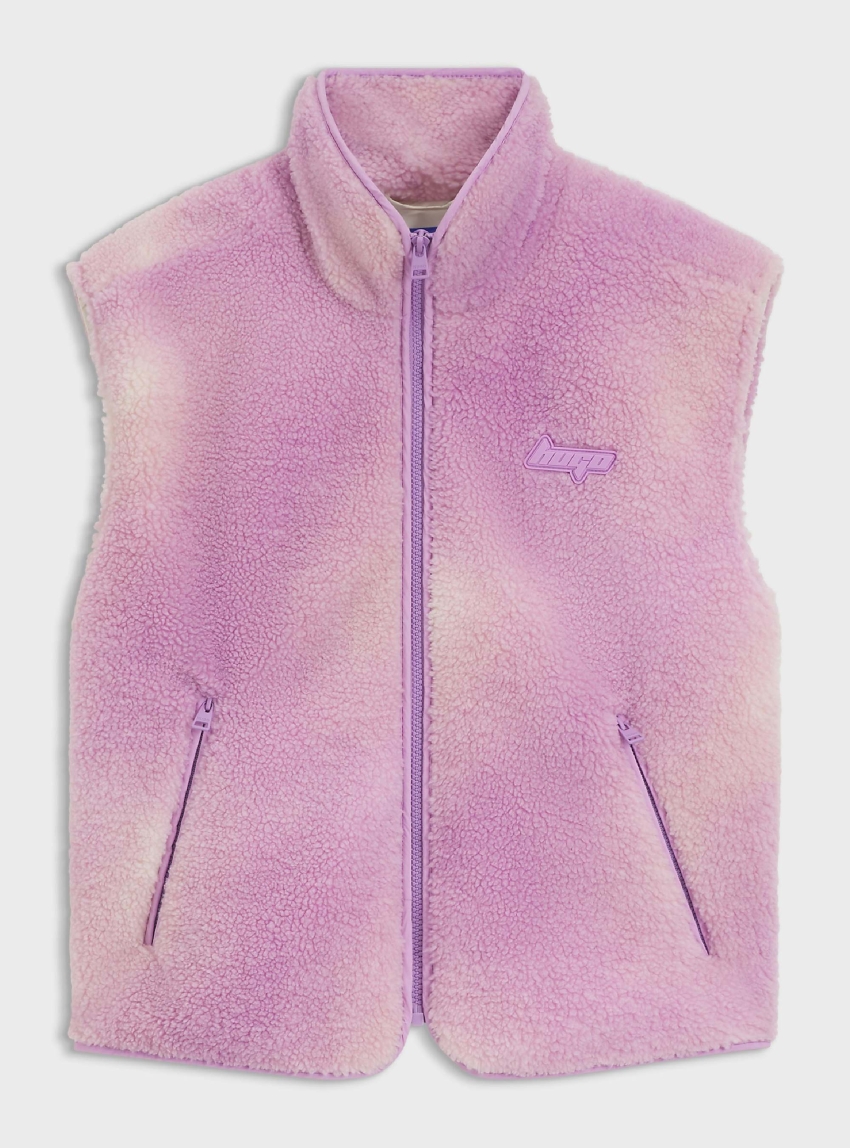 HUGO Teddy Gilet With Printed Cloud Effect Fitara-1_B - Pink