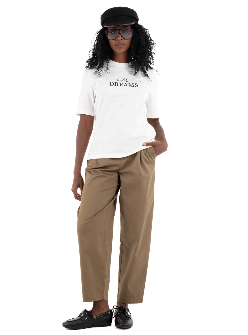 Only Jolly Boxy Print T-Shirt - White