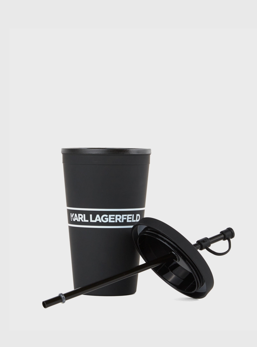 Karl Lagerfeld Logo To-Go Cup - Black