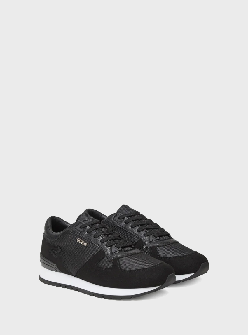 Guess Tresa Suede-Insert Running Shoes - Black