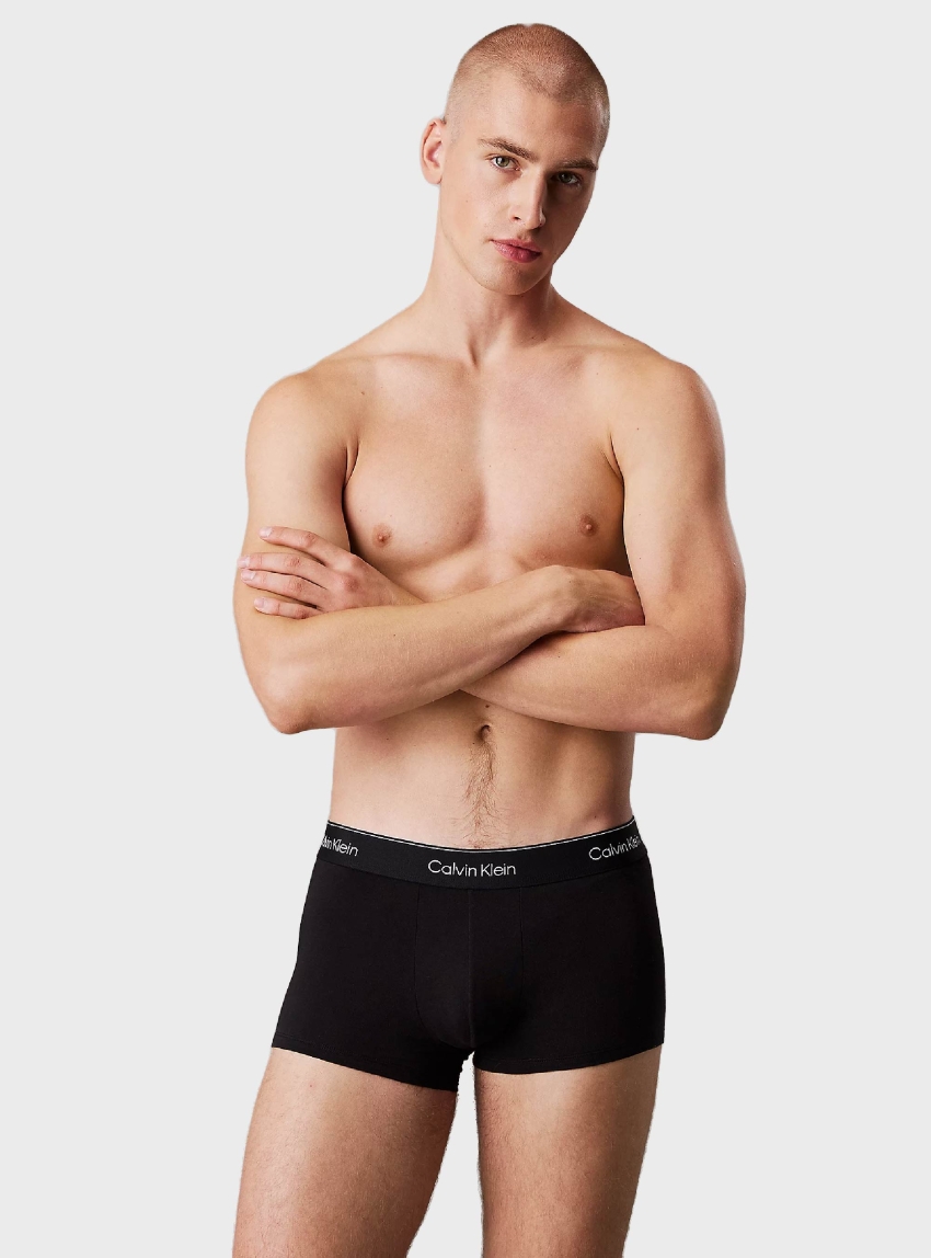 Calvin Klein 5 Pack Low Rise Trunks - Black