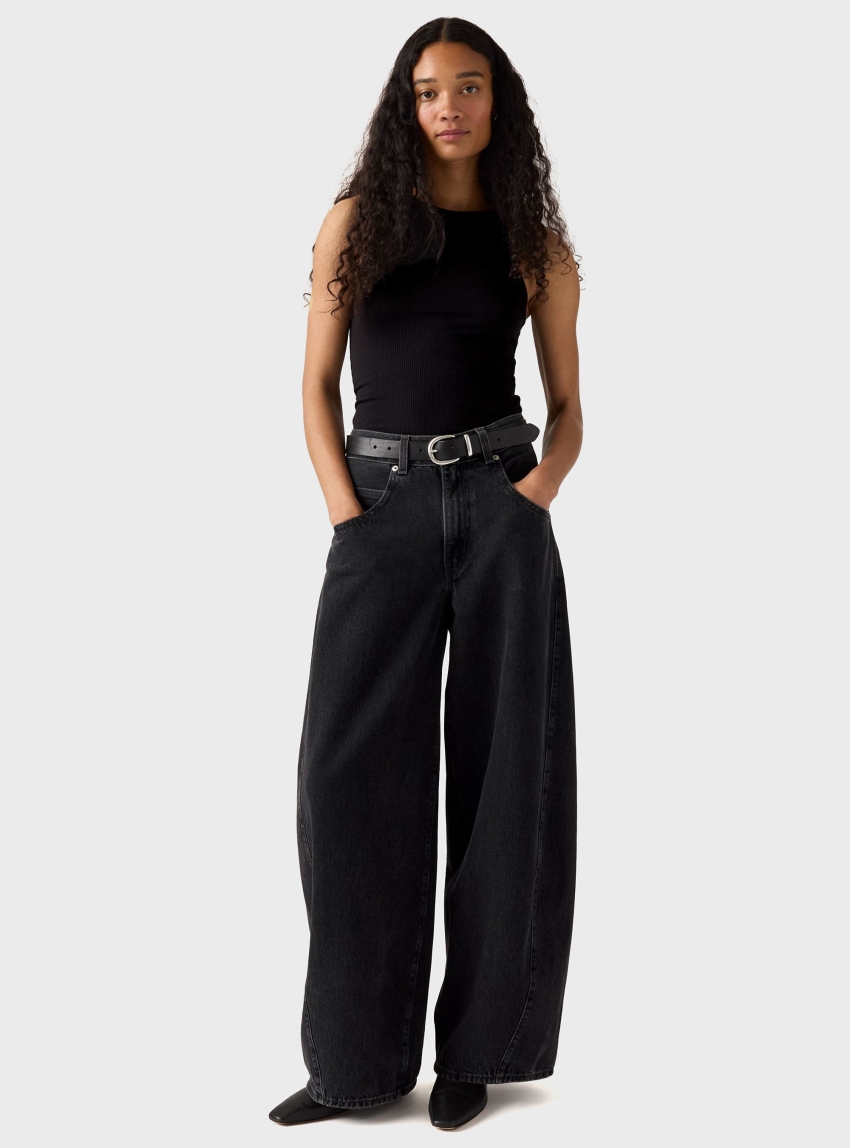 Levi's Super Baggy Barrel Jeans - Black Denim
