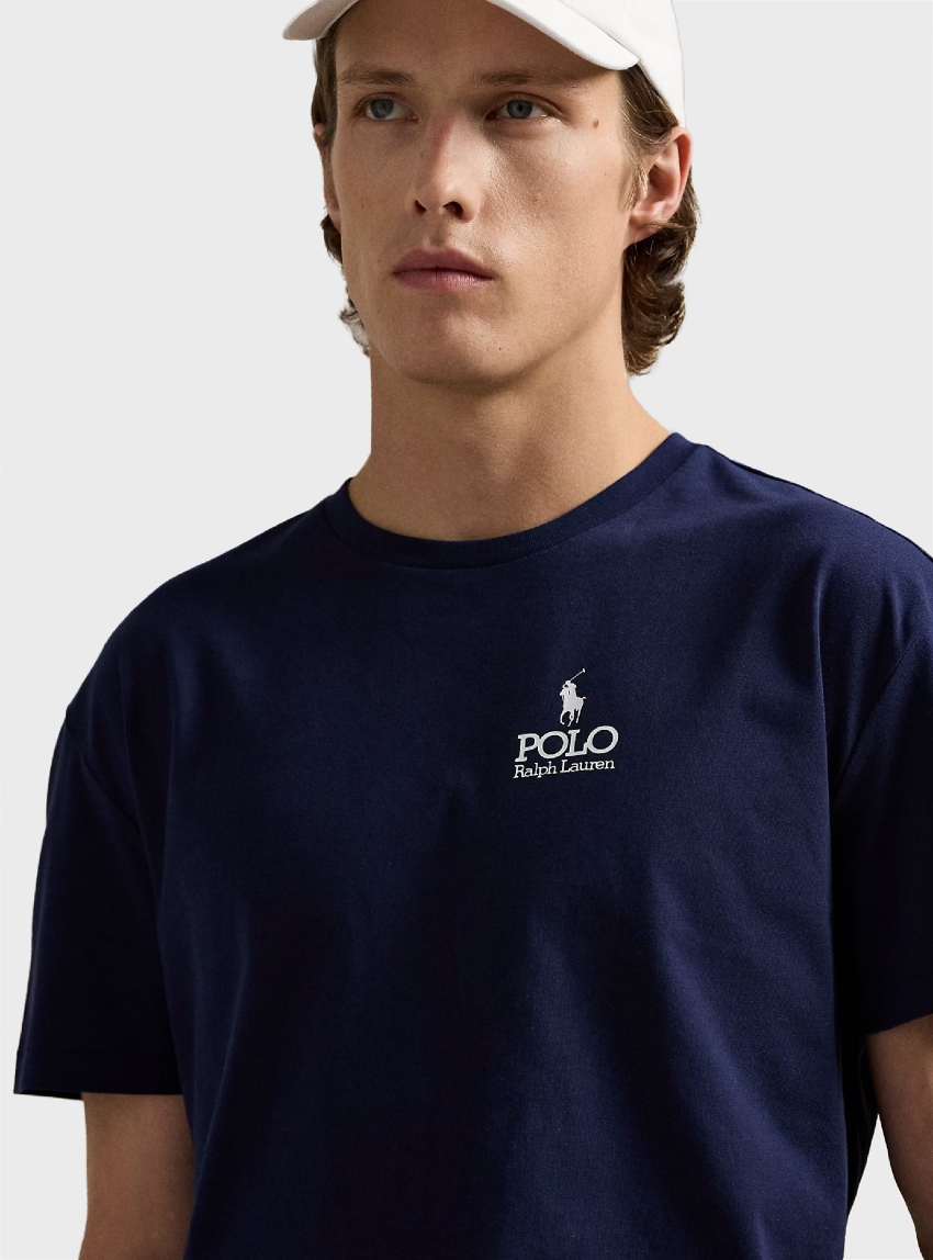 Polo Ralph Lauren Classic Fit Logo Jersey T-Shirt - Blue